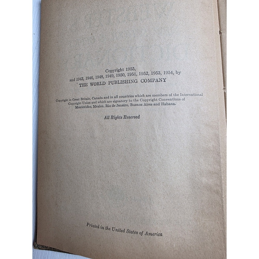 Vintage New School & Office Dictionary (Hardcover, 1955) - Picture 6 of 8